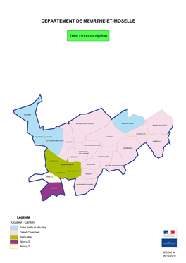 DEPARTEMENT DE MEURTHE-ET-MOSELLE 1Ère Circonscription