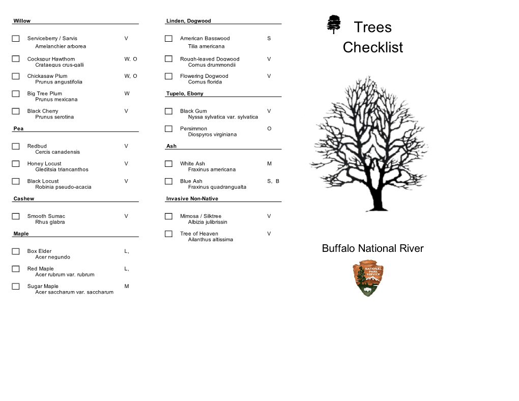 Checklist Trees