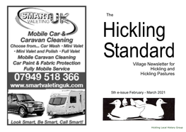 Village Newsletter for Hickling and Hickling Pastures