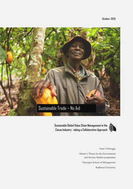 Sustainable Trade – No Aid