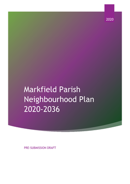 Markfield Parish Neighbourhood Plan 2020-2036