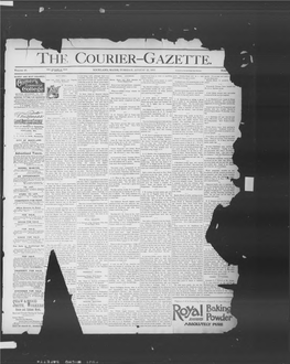 Courier Gazette : August 22, 1893