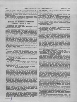 768 Congressional Record-House House Of
