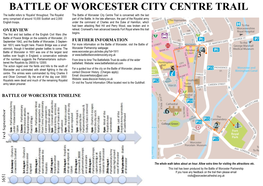 Battle of Worcester City Centre Trail