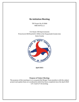 R-5808 Re-Initiation Meeting Packet 2021-04-21.Pdf