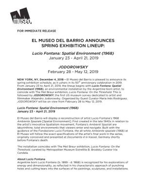 El Museo Del Barrio Announces Spring Exhibition Lineup