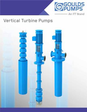 Vertical Turbine Pumps Models VIT, VIC & VIS