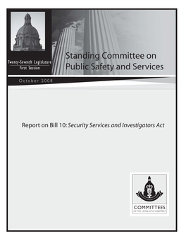 Security Services and Investigators Act