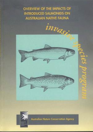 Overview of the Impacts of Introduced Salmonids on Australian Native Fauna