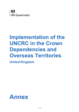 Reports from Overseas Territories and Crown Dependencies of the 5Th