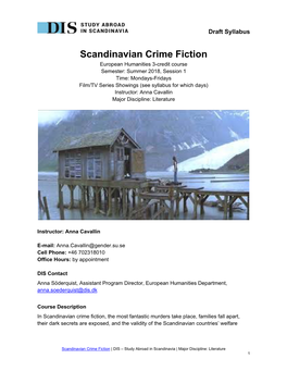 Scandinavian Crime Fiction