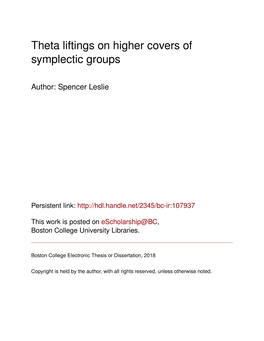 Theta Liftings on Higher Covers of Symplectic Groups