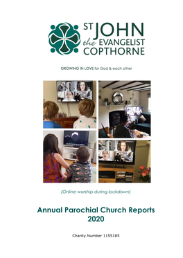 Annual Report & Financial Report P 17 Independent Examiner’S Report – Awaited
