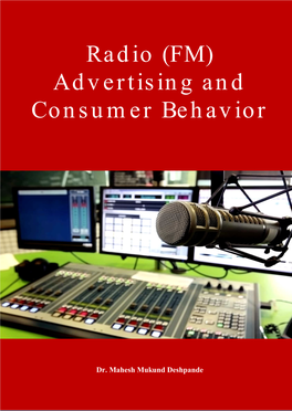 Radio (FM) Advertising and Consumer Behavior