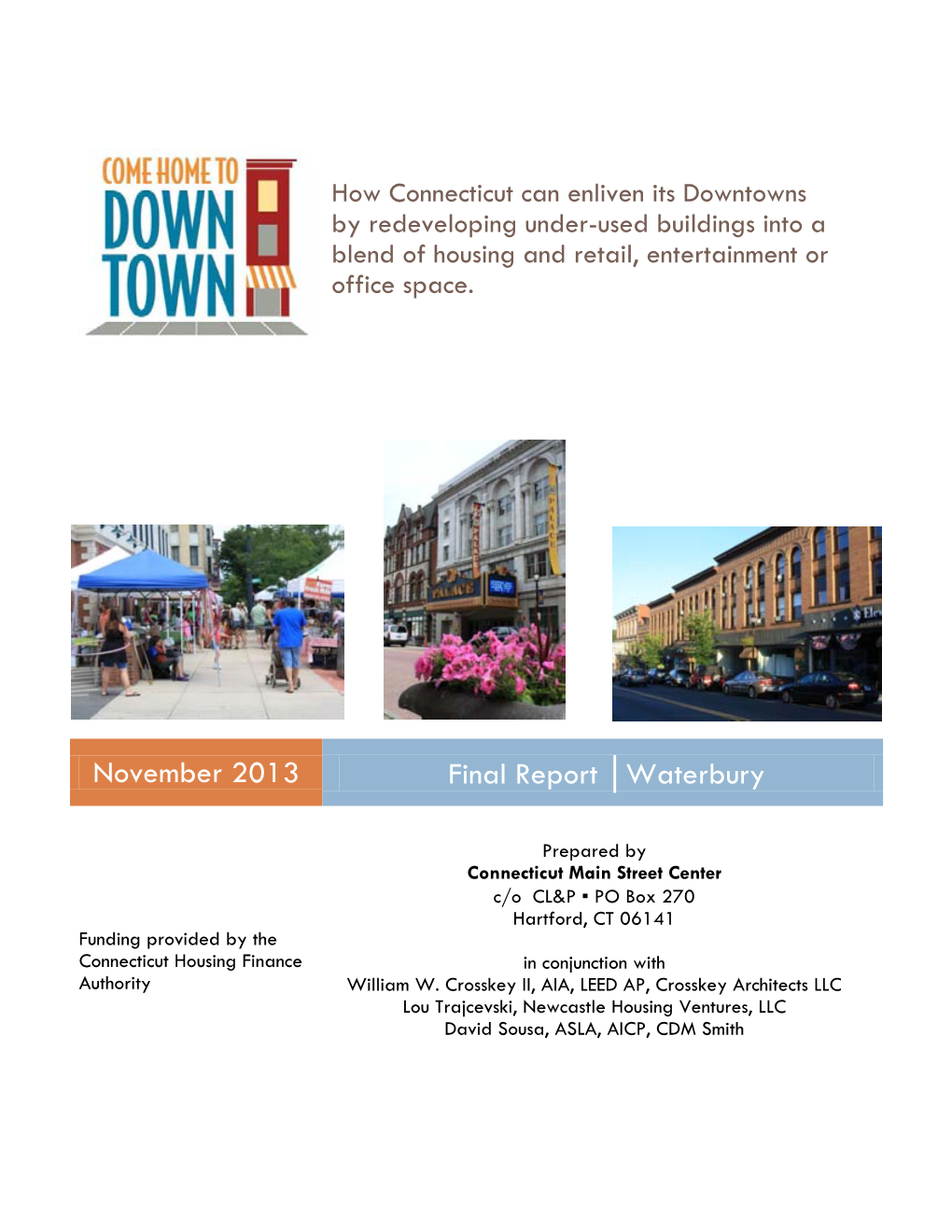 November 2013 Final Report Waterbury