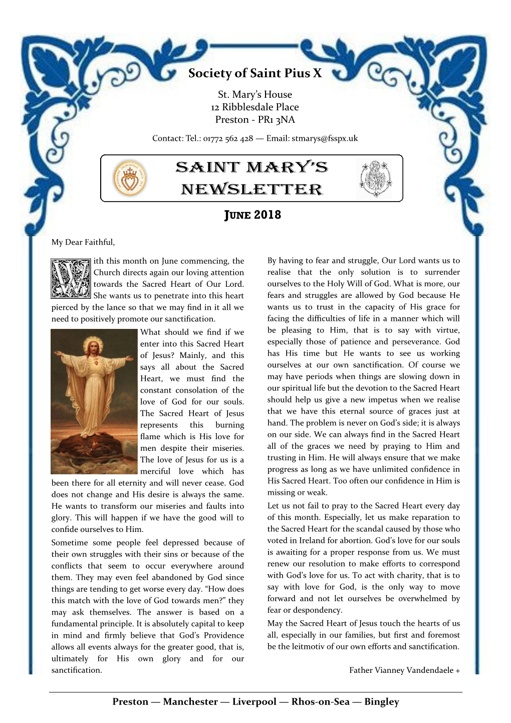 Saint Mary's Newsletter