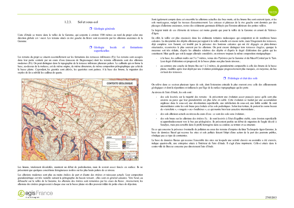 1.2.3. Sol Et Sous-Sol Sols Marécageux, Malgré Les Travaux D'assainissement