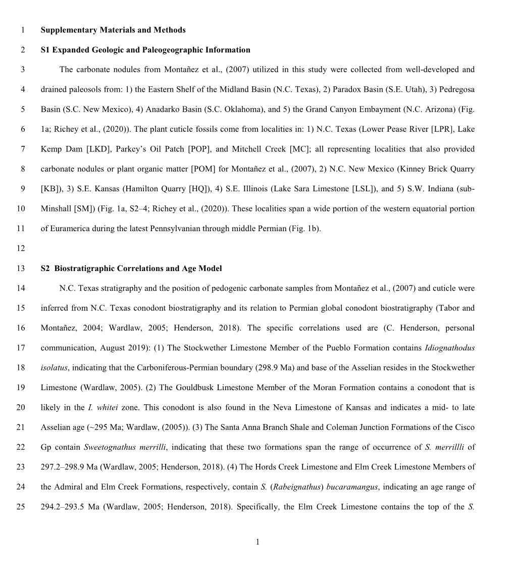 1 Supplementary Materials and Methods 1 S1 Expanded