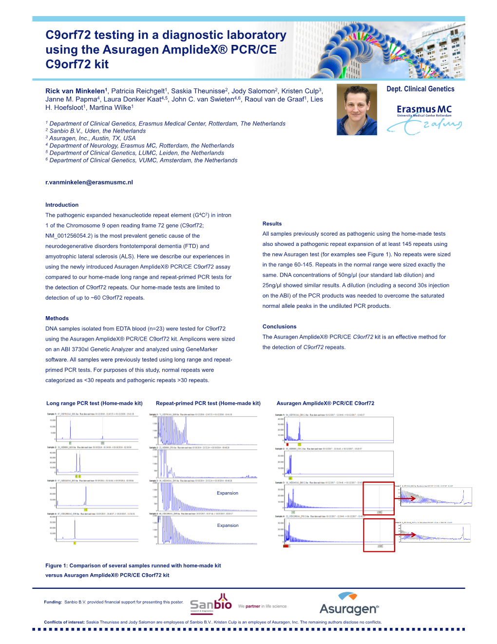 C9orf72 Testing in a Diagnostic Laboratory Using the Asuragen Amplidex® PCR/CE C9orf72 Kit