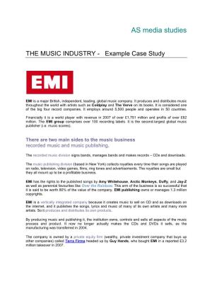 EMI Case Study