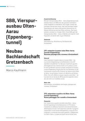 SBB, Vierspur- Ausbau Olten- Aarau