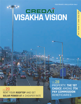 VISAKHA VISION 2016 June-July, Issue- 2 6 Vol- Vol