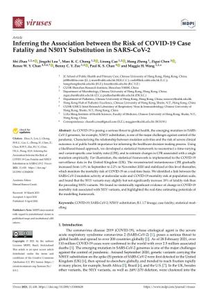 Inferring the Association Between the Risk of COVID-19 Case Fatality and N501Y Substitution in SARS-Cov-2