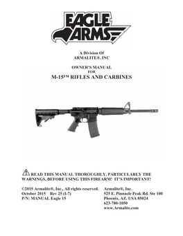 Firearms Manuals