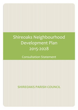 Shireoaks Neighbourhood Development Plan 2015-2028