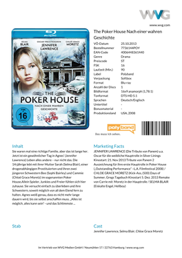 The Poker House Nach Einer Wahren Geschichte Inhalt Marketing Facts