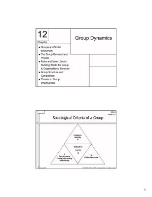 Group Dynamics Chapter