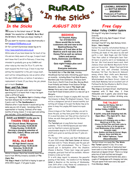 In the Sticks AUGUST 2019 Free Copy