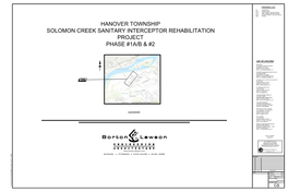 Hanover Township Solomon Creek Sanitary Interceptor Rehabilitation Project Phase #1A/B & #2