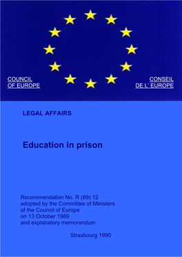Education in Prison.Pdf