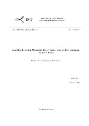 Machine Learning Quantum Error Correction Codes: Learning the Toric Code