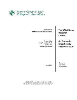 The Nasa Glenn Research Center: an Economic Impact Study Fiscal Year 2019