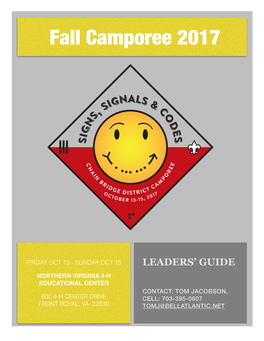 Camporee Leaders Guide 2017