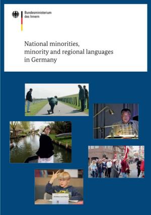 National Minorities, Minority and Regional Languages in Germany