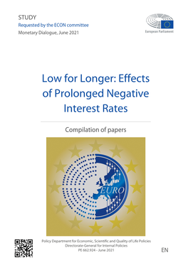 Effects of Prolonged Negative Interest Rates