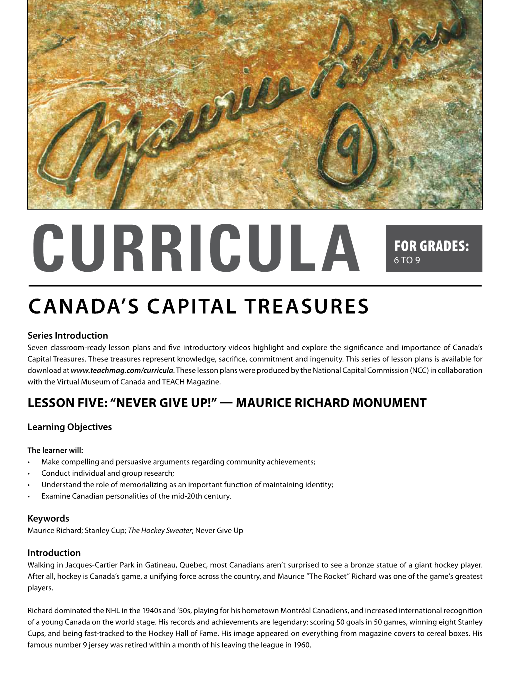 Canada's Capital Treasures