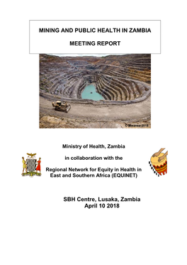 Zambia Mining and Public Health Mtg Rep April2018.Pdf