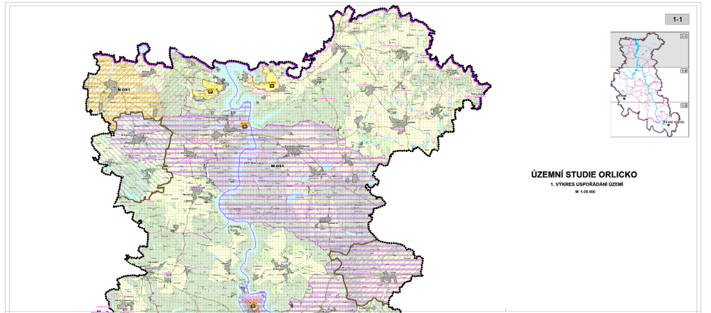 ÚZEMNÍ STUDIE ORLICKO V Lazišti S V Pucharském U Šrůty O B Dolní Oprava Mlázovský Ryb