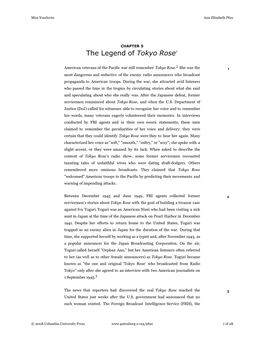 CHAPTER 5 the Legend of Tokyo Rose1