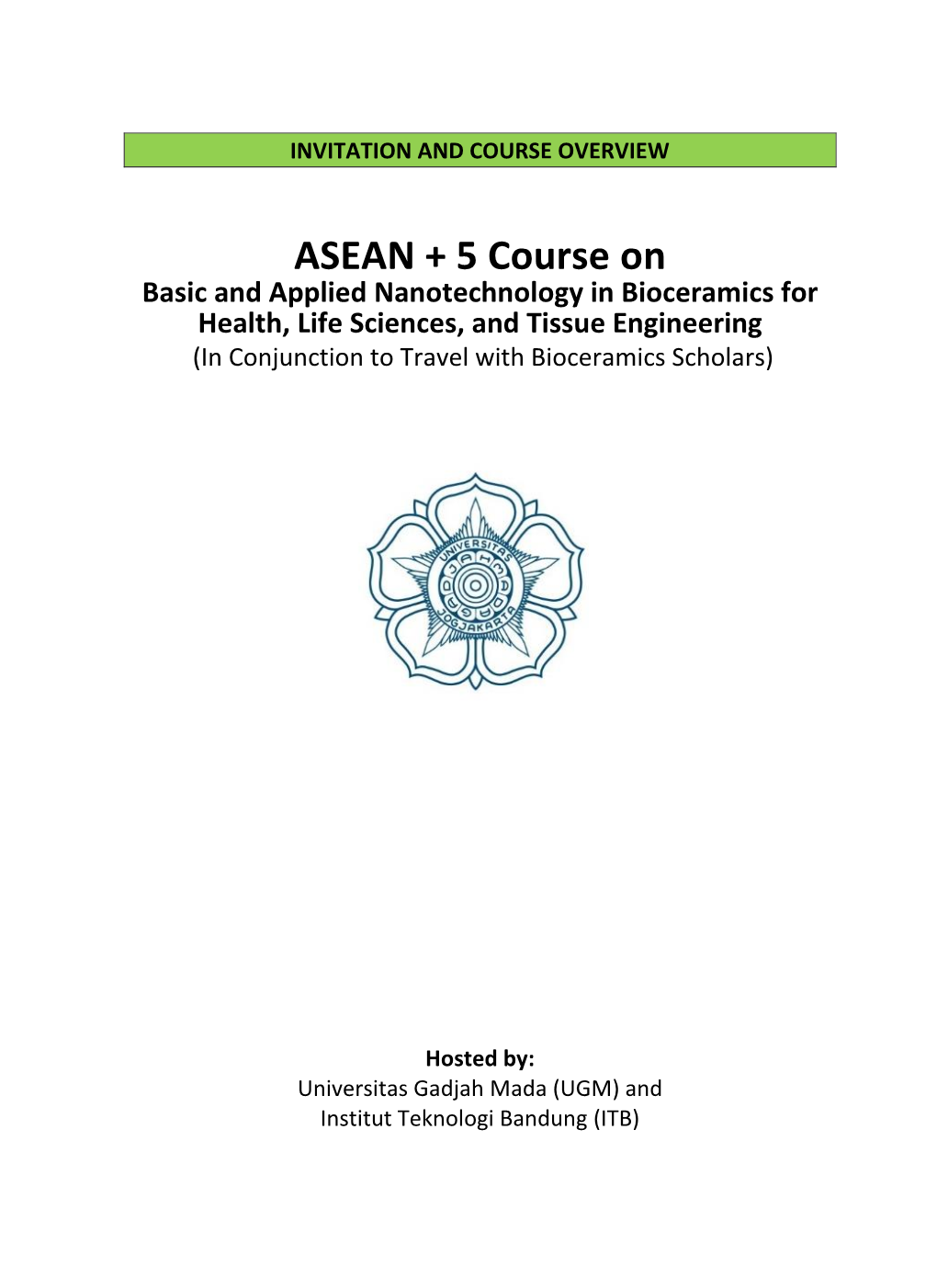 ASEAN + 5 Course On