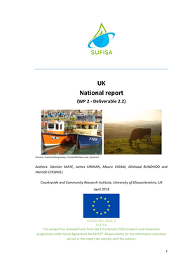 UK National Report (WP 2 - Deliverable 2.2)