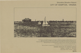 Shoreline Situation Report CITY of HAMPTON, VIRGINIA