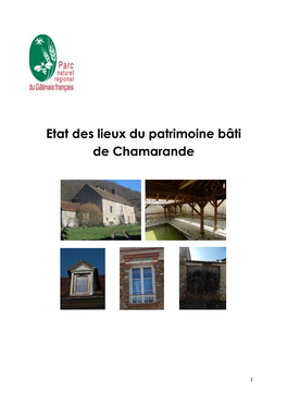 Etat Des Lieux Du Patrimoine Bâti De Chamarande