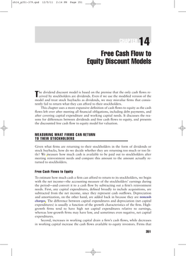 Free Cash Flow to Equity Discount Models