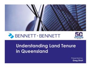 Understanding Land Tenure in Queensland