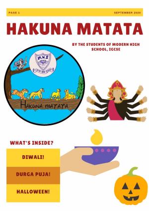 Hakuna Matata Newsletter